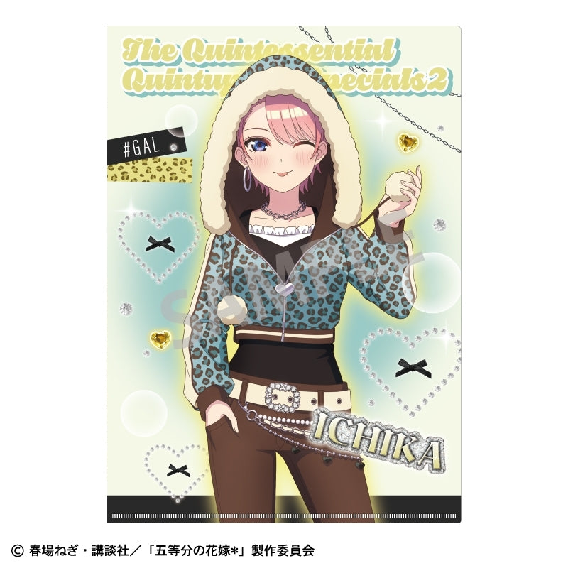 (Goods - Clear File) The Quintessential Quintuplets* A4 Single Clear File Ichika Nakano/Mint Chocolate GAL