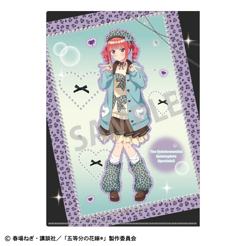 (Goods - Clear File) The Quintessential Quintuplets* A4 Single Clear File Nino Nakano/Mint Chocolate GAL