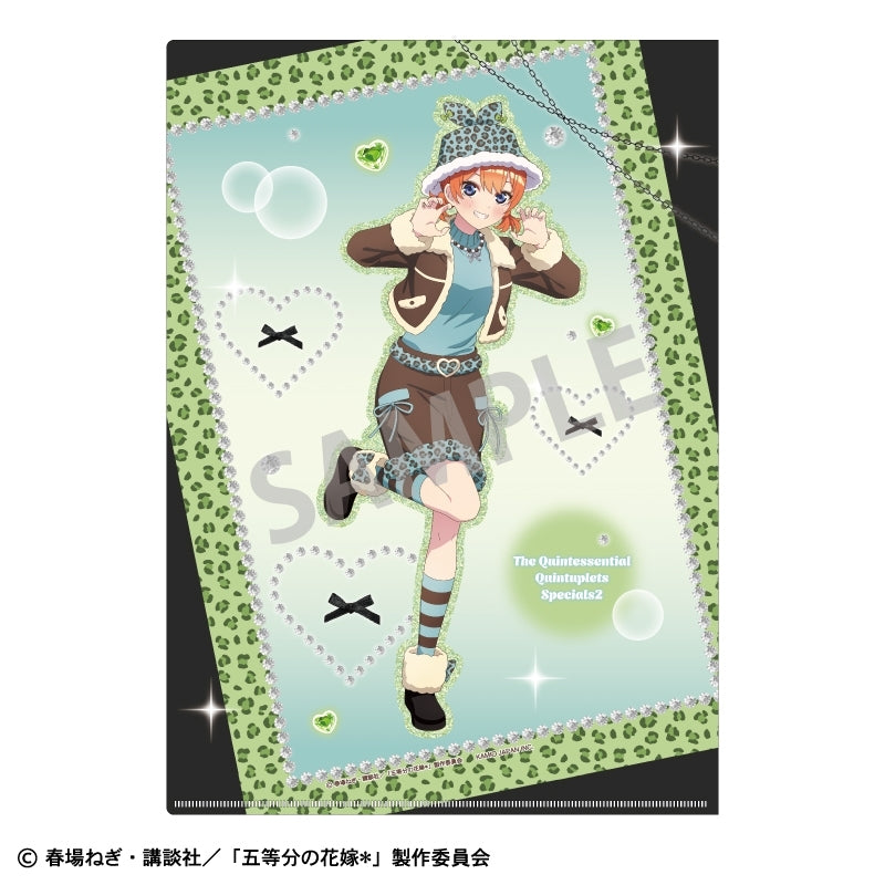 (Goods - Clear File) The Quintessential Quintuplets* A4 Single Clear File Yotsuba Nakano/Mint Chocolate GAL