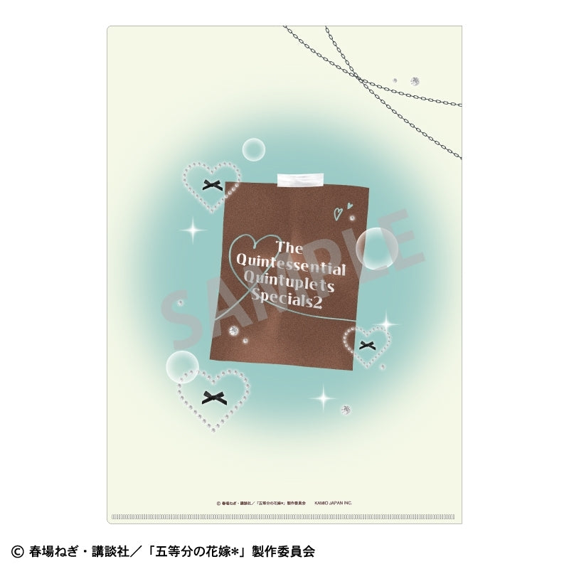 (Goods - Clear File) The Quintessential Quintuplets* A4 Single Clear File Ensemble/Mint Chocolate GAL