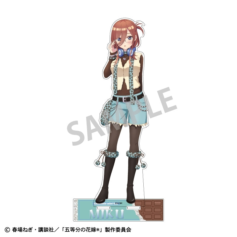 (Goods - Acrylic Stand) The Quintessential Quintuplets* Big Acrylic Stand Miku Nakano/Mint Chocolate GAL