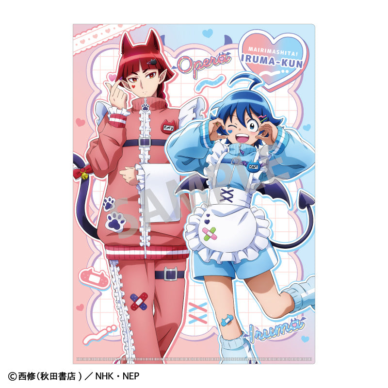 (Goods - Clear File) Welcome to Demon School! Iruma-kun A4 Single Clear File Iruma Suzuki & Opera / Jersey Maid