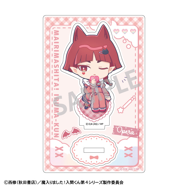 (Goods - Acrylic Stand) Welcome to Demon School! Iruma-kun Mini Acrylic Stand Opera / Jersey Maid Exclusive Art