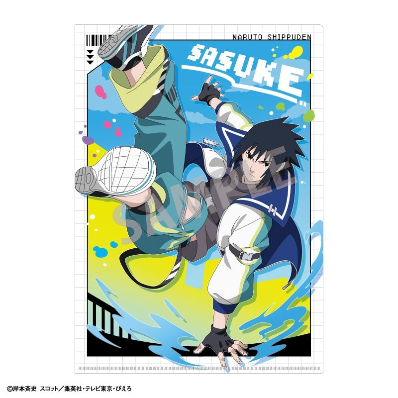(Goods - Clear File) NARUTO Shippuden A4 Single Clear File Sasuke Uchiha/Parkour