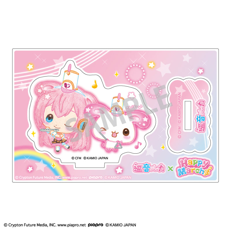 (Goods - Acrylic Stand) Hatsune Miku x Happy March Mini Acrylic Stand Megurine Luka