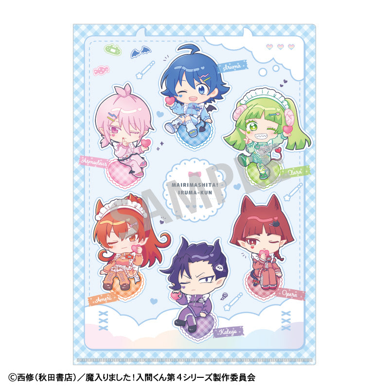 (Goods - Clear File) Welcome to Demon School! Iruma-kun A4 Single Clear File / Jersey Maid Exclusive Art