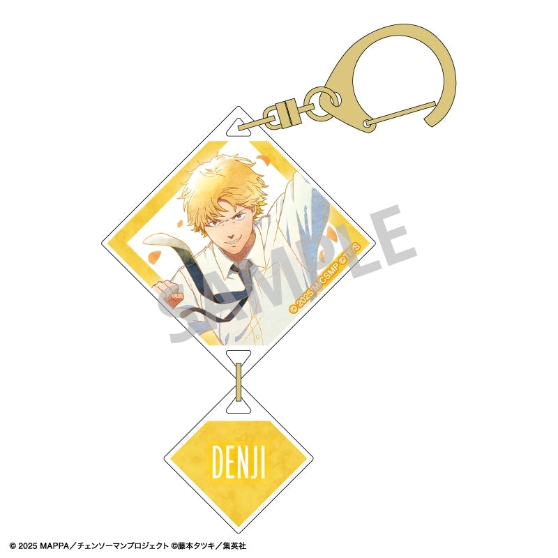 (Goods - Keychain) Chainsaw Man – The Movie: Reze Arc Two Piece Acrylic Keychain Denji/Floating/KAMIANI TOUCH