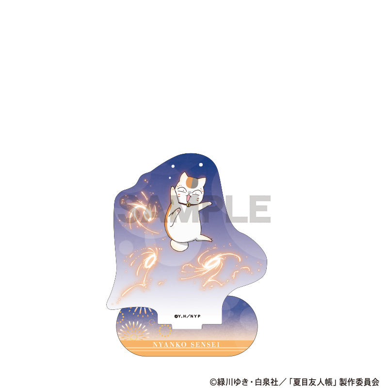 (Goods - Acrylic Stand) Natsume's Book of Friends (Natsume Yuujinchou) Acrylic Stand Nyanko Sensei Firework