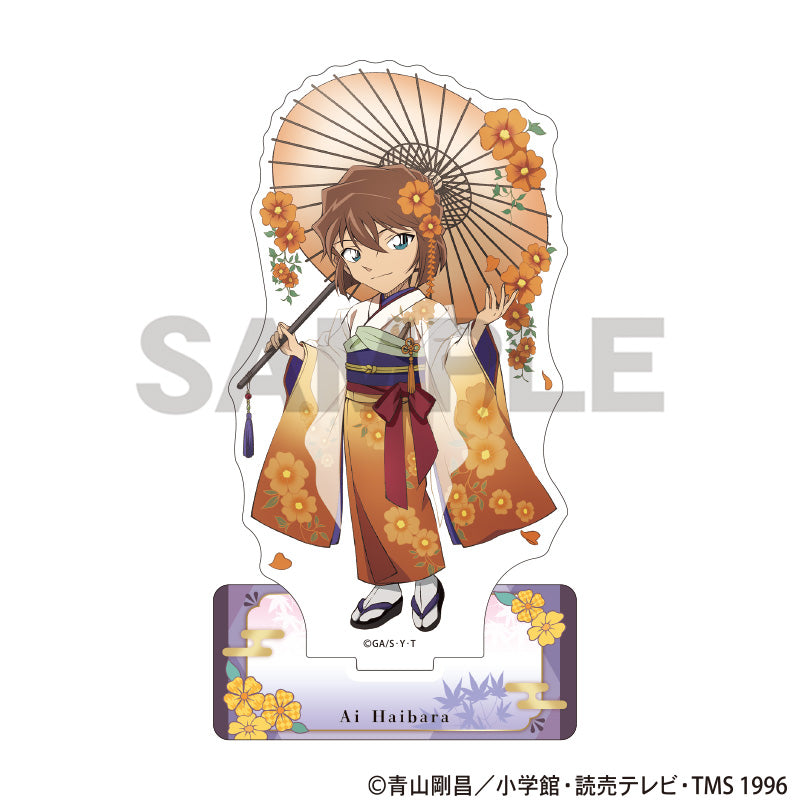 (Goods - Acrylic Stand) Detective Conan Acrylic Stand Ai Haibara Autumn Flowers Japanese Clothing