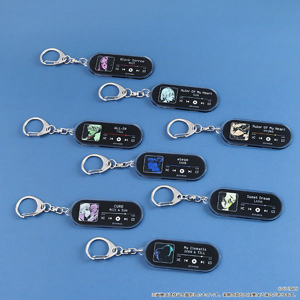 (Goods - Key Chain) ALIEN STAGE Music Player Style Acrylic Key Chain - MIZI & SUA