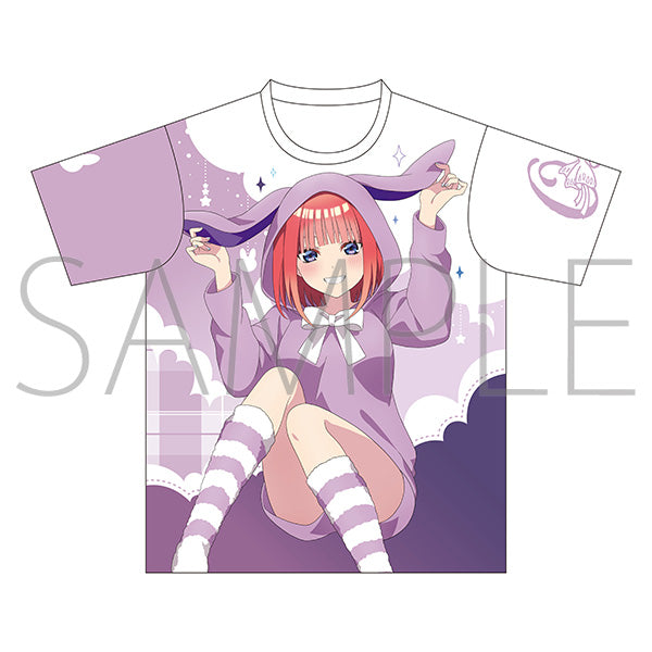(Goods - Shirt) The Quintessential Quintuplets* Full Graphic T-shirt Nino Nakano
