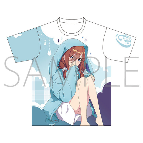 (Goods - Shirt) The Quintessential Quintuplets* Full Graphic T-shirt Miku Nakano
