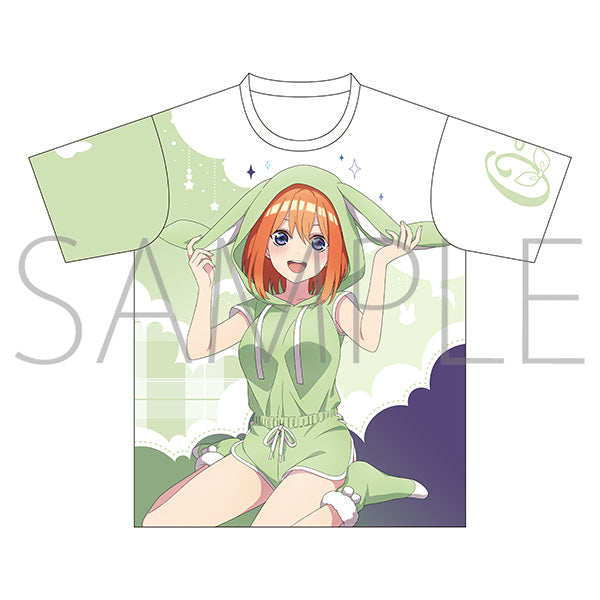 (Goods - Shirt) The Quintessential Quintuplets* Full Graphic T-shirt Yotsuba Nakano