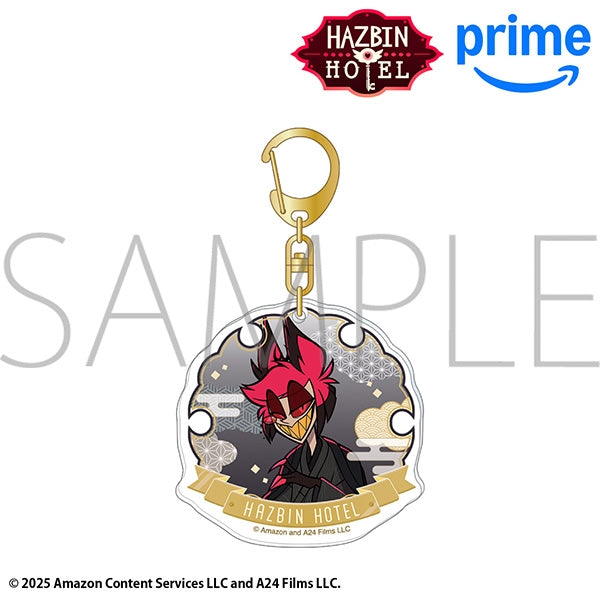 (Goods - Keychain) Hazbin Hotel Acrylic Keychain - Alastor (Kimono)