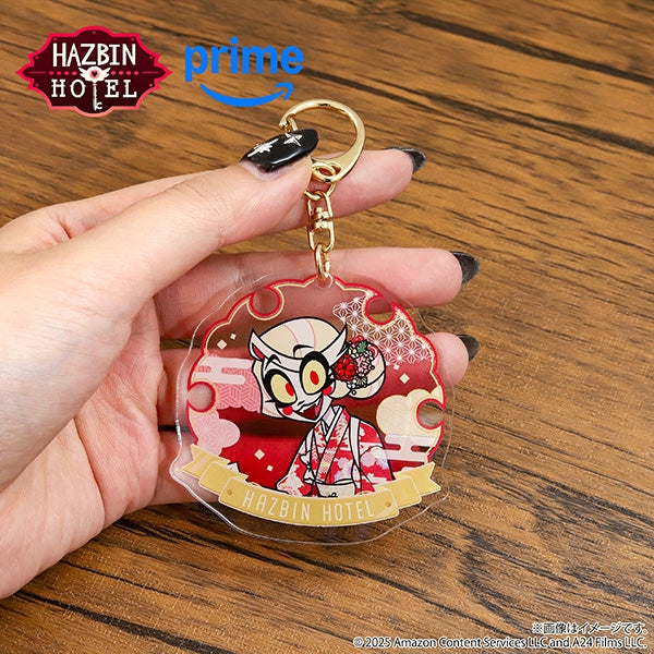 (Goods - Keychain) Hazbin Hotel Acrylic Keychain - Husk (Kimono)