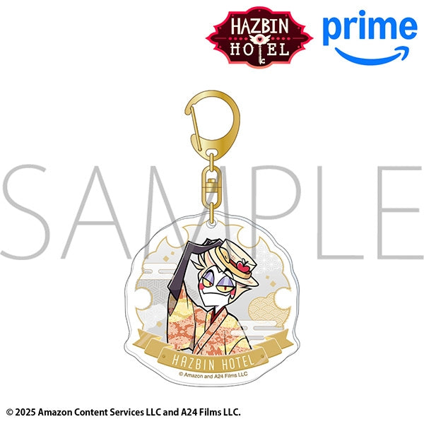 (Goods - Keychain) Hazbin Hotel Acrylic Keychain - Lucifer Morningstar (Kimono)