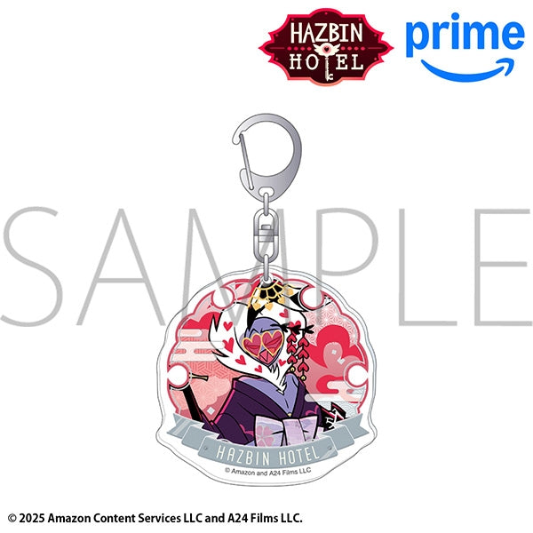 (Goods - Keychain) Hazbin Hotel Acrylic Keychain - Valentino (Kimono)