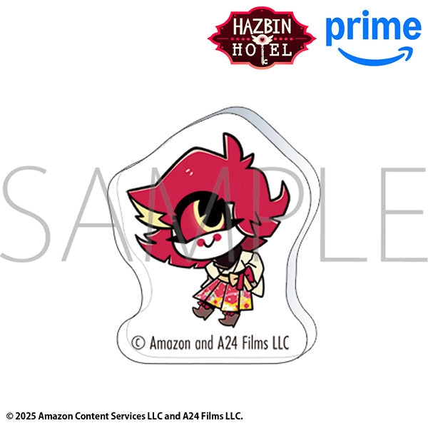 (Goods - Pin Badge) Hazbin Hotel Acrylic Pin - Niffty (Kimono) Chibi