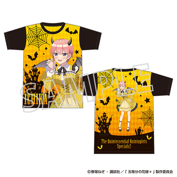 (Goods - Shirt) The Quintessential Quintuplets* Full Graphic T-shirt Ichika Nakano