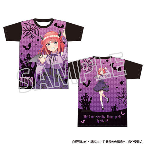 (Goods - Shirt) The Quintessential Quintuplets* Full Graphic T-shirt Nino Nakano