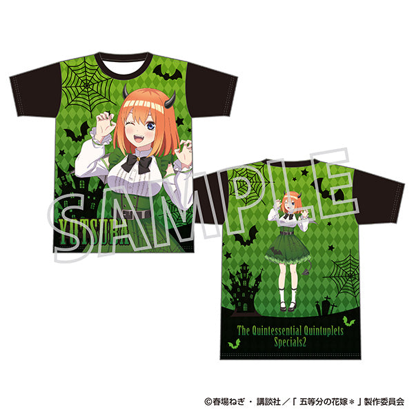 (Goods - Shirt) The Quintessential Quintuplets* Full Graphic T-shirt Yotsuba Nakano