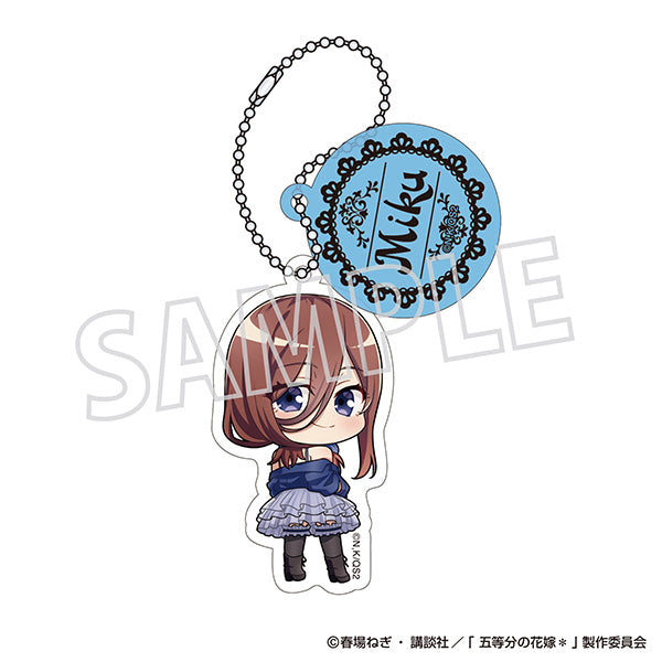 (Goods - Keychain) The Quintessential Quintuplets* Acrylic Keychain (Chibi) Miku Nakano