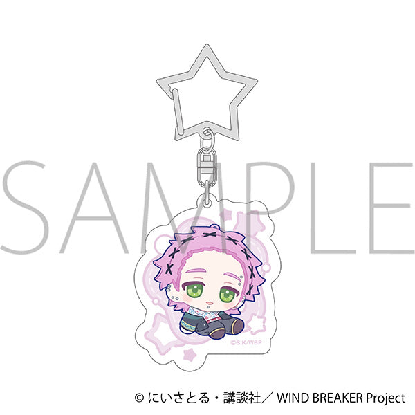 (Goods - Keychain) WIND BREAKER Acrylic Keychain Mitsuki Kiryuu Nui Pal Skip