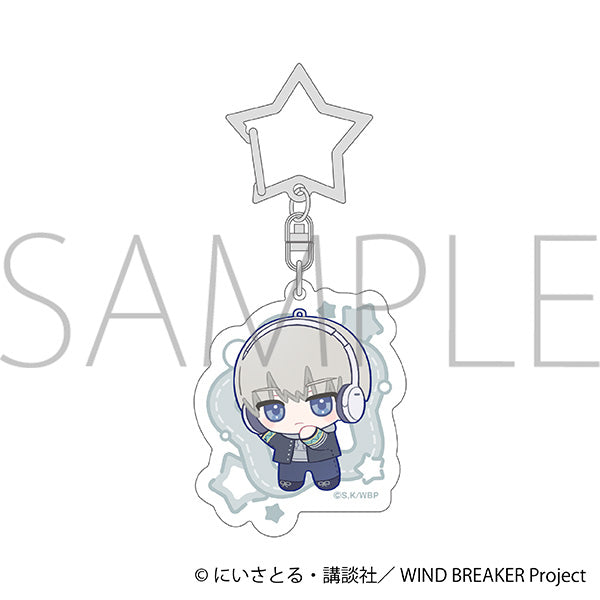 (Goods - Keychain) WIND BREAKER Acrylic Keychain Ren Kaji Nui Pal Skip