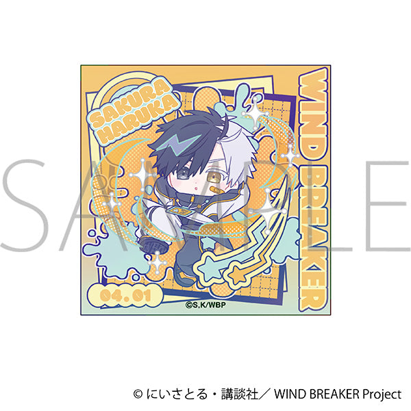 (Goods - Sticker) WIND BREAKER Holographic Sticker Haruka Sakura Pastel Pop