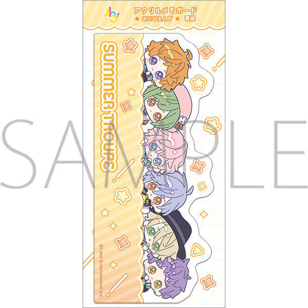 (Goods - Memo Stand) A3! Acrylic Memo Board Summer Troupe (Minipiens)