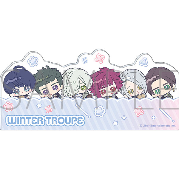 (Goods - Memo Stand) A3! Acrylic Memo Board Winter Troupe (Minipiens)