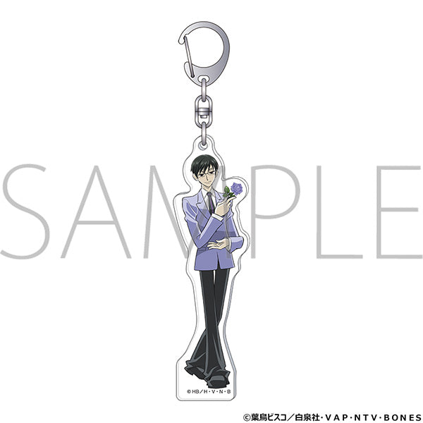 (Goods - Keychain) Ouran High School Host Club Acrylic Keychain Kyoya Ootori, 20th Anniversary