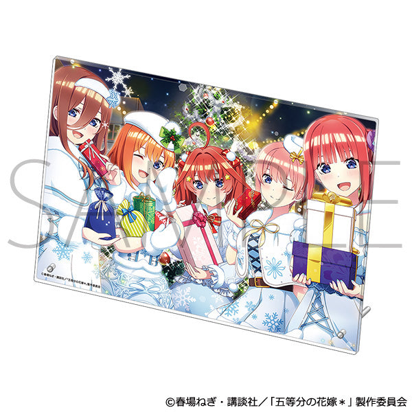 (Goods - Ornament) The Quintessential Quintuplets* Acrylic Art Panel (Snowy Christmas)