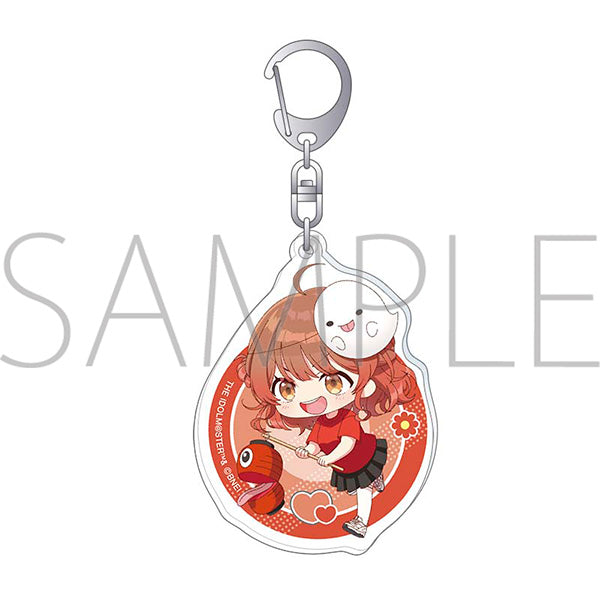 (Goods - Keychain) Gakuen iDOLM@STER Acrylic Keychain Ume Hanami Hatsuboshi School Festival Fair