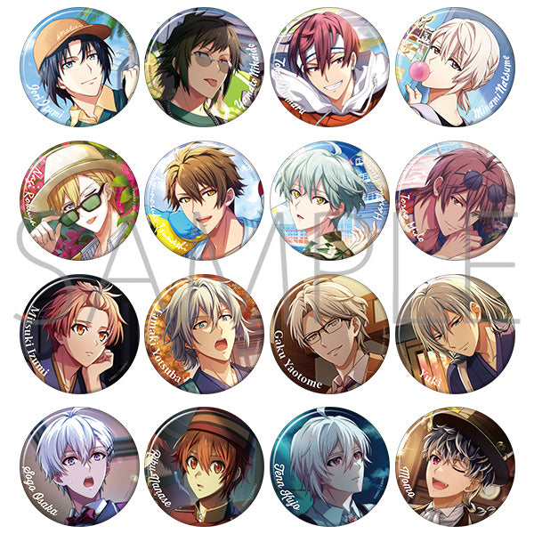 (1BOX=16)(Goods - Badge) IDOLiSH7 Chara Badge Collection / Drama Collection 2