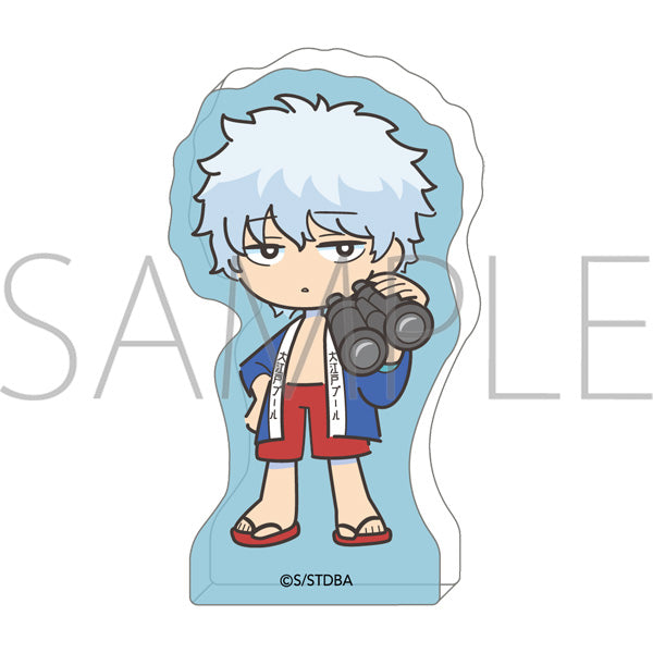 (Goods - Acrylic Stand) Gintama Korotto Acrylic Block / Gintoki Sakata Pool