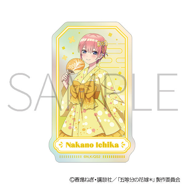 (Goods - Sticker) The Quintessential Quintuplets* Die-cut Sticker / Ichika Nakano