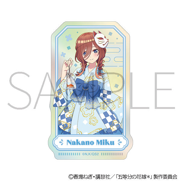 (Goods - Sticker) The Quintessential Quintuplets* Die-cut Sticker / Miku Nakano