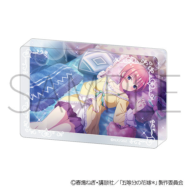(Goods - Acrylic Stand) The Quintessential Quintuplets* Acrylic Block (Pajama Party) / Ichika Nakano