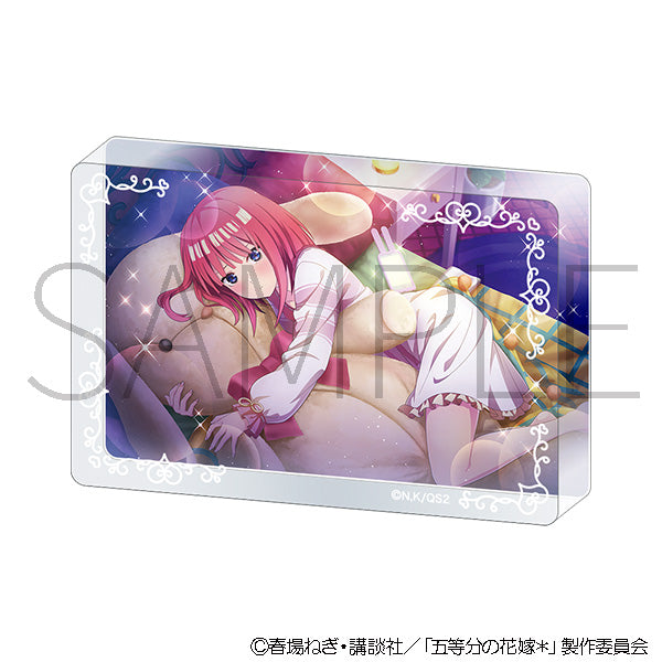 (Goods - Acrylic Stand) The Quintessential Quintuplets* Acrylic Block (Pajama Party) / Nino Nakano