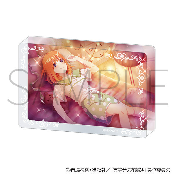 (Goods - Acrylic Stand) The Quintessential Quintuplets* Acrylic Block (Pajama Party) / Yotsuba Nakano