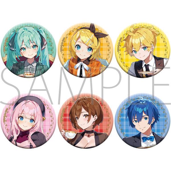(1BOX=6)(Goods - Badge) Hatsune Miku Series Glitter Chara Badge Collection