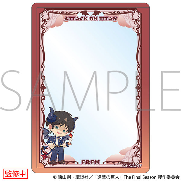 (Goods - Card Case) Attack on Titan Hard Card Case / Eren ~Devil~