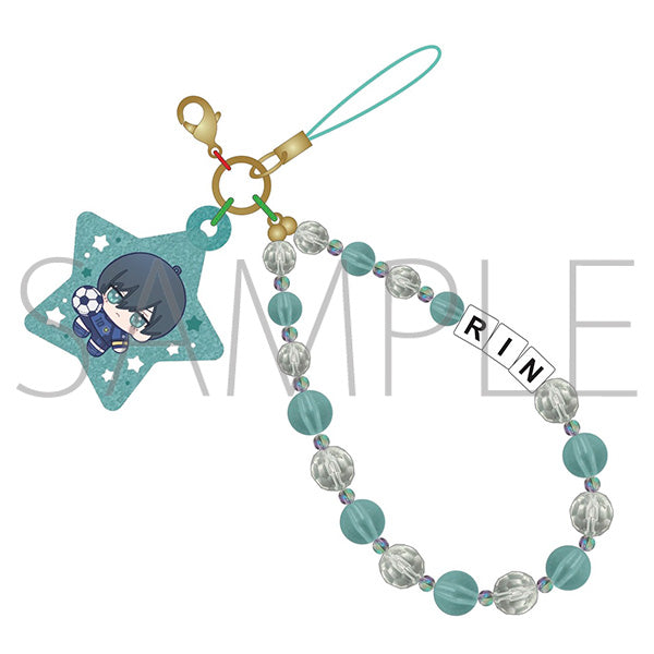 (Goods - Strap) Blue Lock Season 2 After-school Mates Beads Strap / Rin Itoshi Nui Pal Skip
