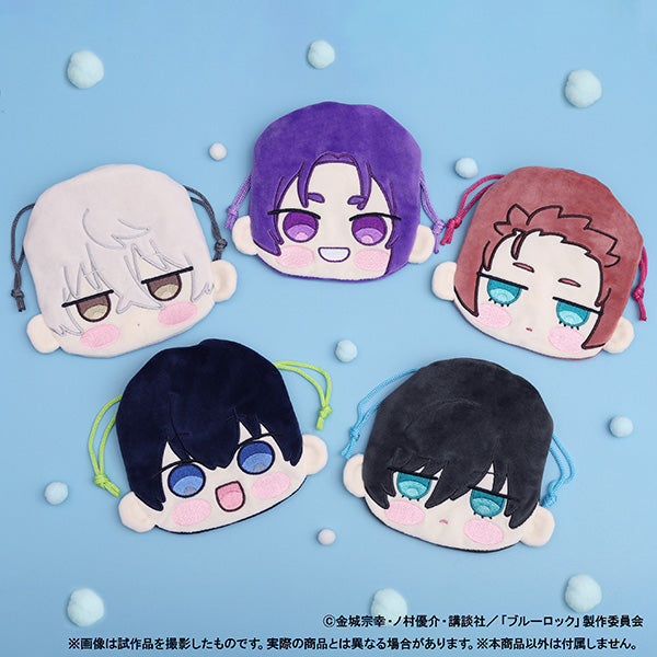 (Goods - Pouch) Blue Lock Season 2 Face Drawstring Pouch / Yoichi Isagi Maruhope Friends