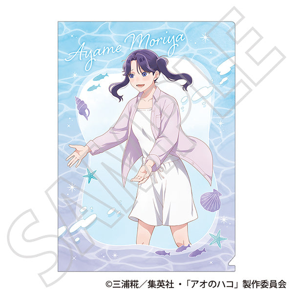 (Goods - Clear File) Blue Box Clear File / Ayame Moriya ~Summer Colors~