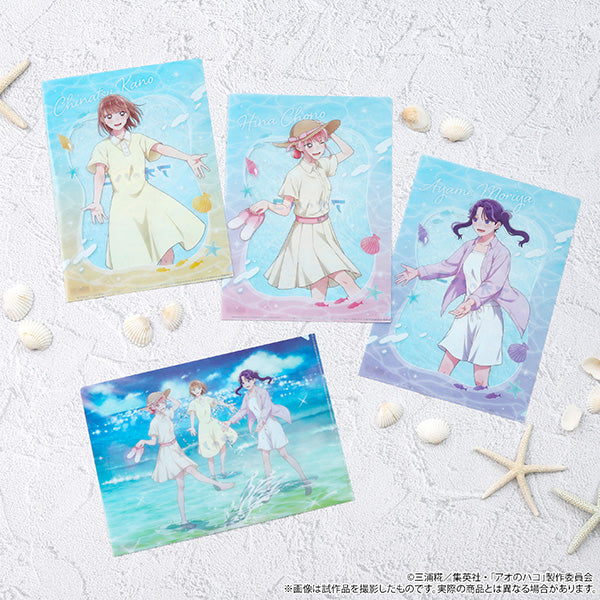 (Goods - Clear File) Blue Box Clear File / Ayame Moriya ~Summer Colors~