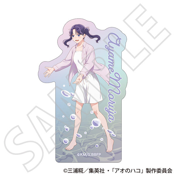 (Goods - Sticker) Blue Box Iridescent Sticker / Ayame Moriya ~Summer Colors~