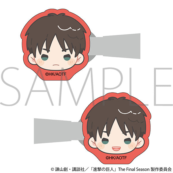 (Goods - Hair Accessory) Attack on Titan Acrylic Hair Clip / Eren