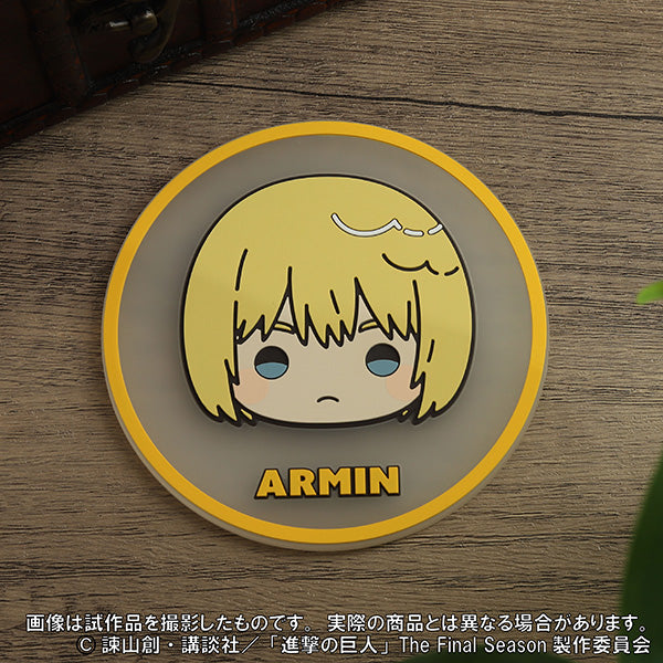 (Goods - Coaster) Attack on Titan Rubber Coaster / Armin
